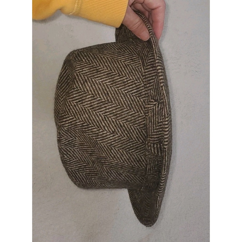 Vintage Men's BEACON HILL Hat Fedora Plaid Wool Blend Size LG (7 1/4 - 7 3/8) - Picture 6 of 15